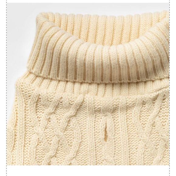 NEW Dog Cat Clothes PET KNIT SWEATER Size MED 20-40LB Cream Boots & Barkley NWT - Picture 4 of 13